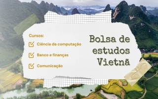 Bolsa de estudos para mestrado no Vietnã em diferentes cursos