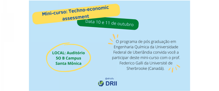 Mini-curso: Techno-economic assessment